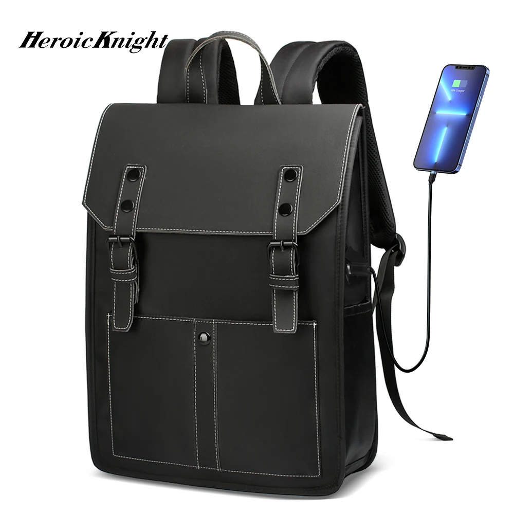 Heroic Knight Vintage School Backpack Men for 15.6