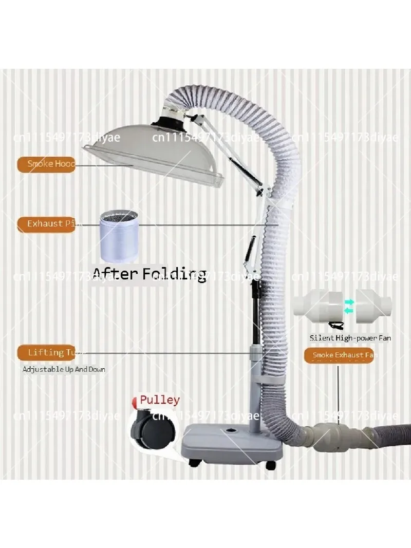 Moxibustion Smoke Exhaust Fan, Indoor Air Purifier for Home Use, Portable Smoke Remover