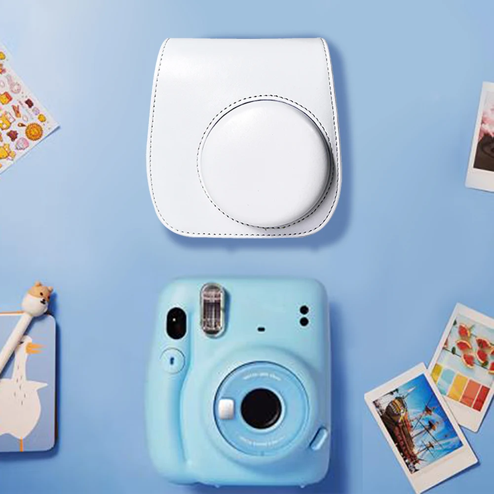 Instant Camera Storage Retro Camera Case Storage Bag PU Leather Scratchproof Accessories for Fujifilm for Instax Mini 12/11/9/8 view 5