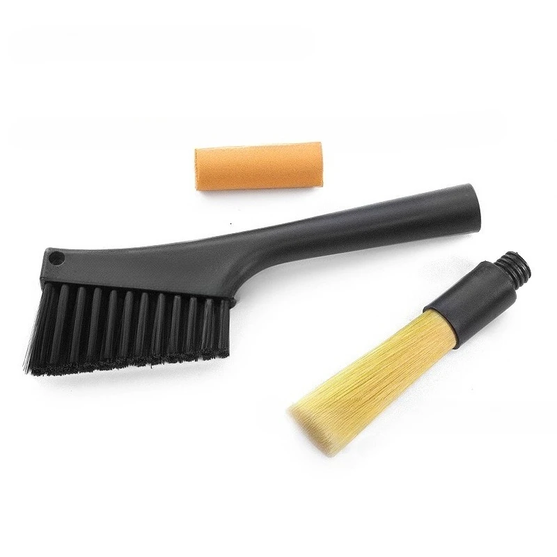 Bean grinder Cleaning brush Coffee powder Brush Soft bristle Double head  Coffee shop bar brush Nylon brushs Coffee utensils