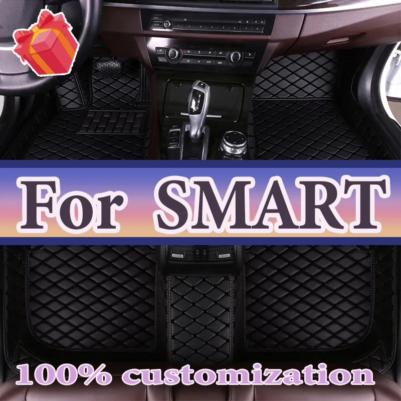 Car Floor Mats For SMART fortwo 2seat Forfour  forfour 4seat Roadster Car Accessories