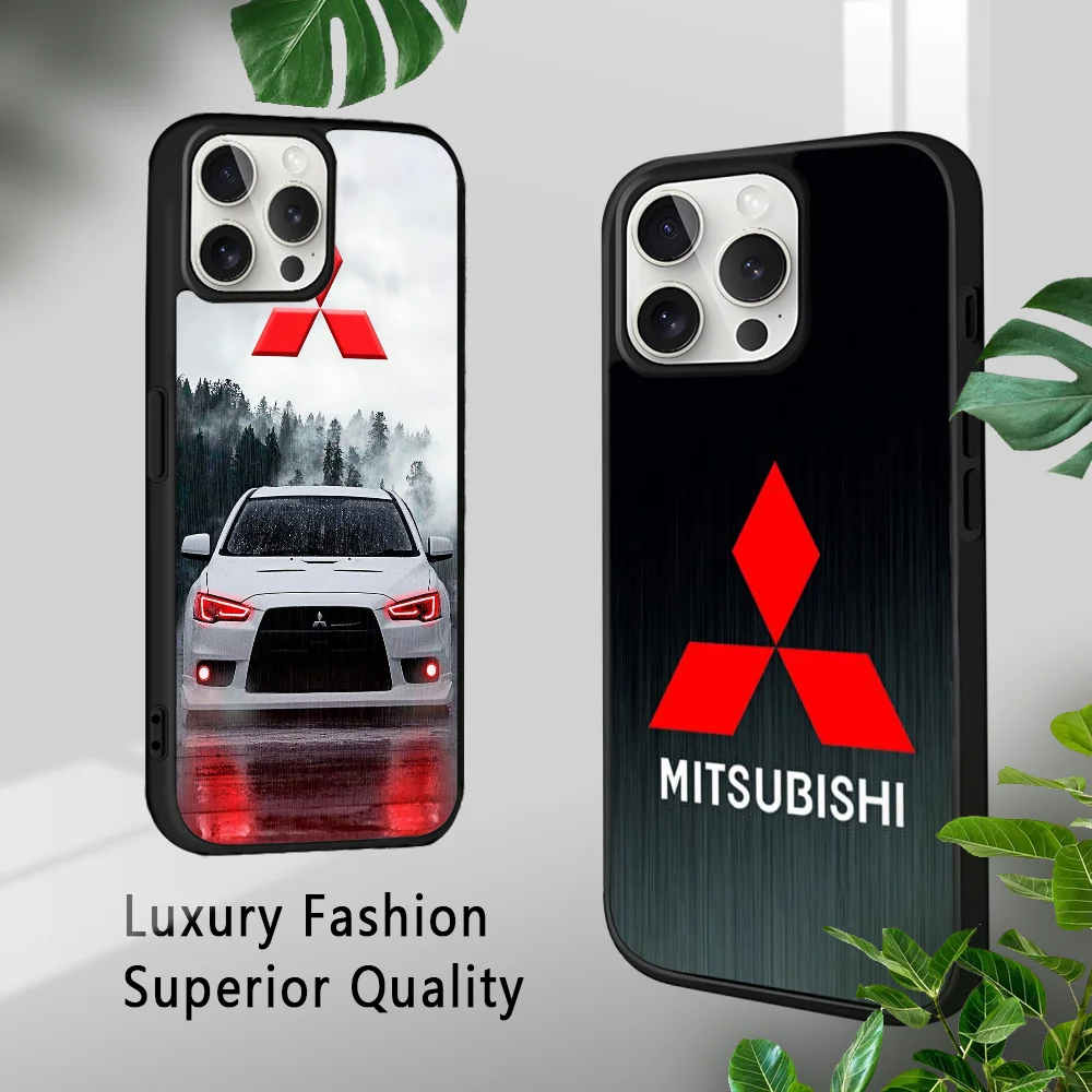 M-Mitsubishi M-Motors Phone Case For iPhone 16 15 14 13 12 11 Pro Xs Max Mini Plus Celulares Hard Funda