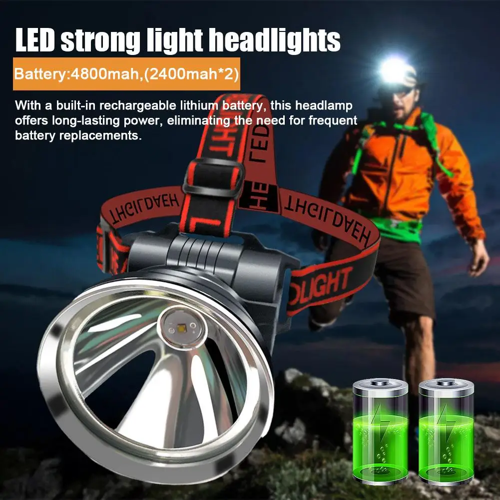 

Super Bright Light Usb Rechargeable Lamp Waterproof Lighting 3 Fishing Led Camping Outdoor Lamp Mode G4f2