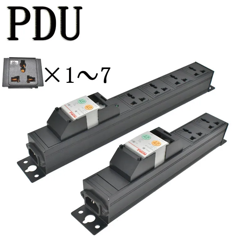 PDU power strip network cabinet rack 10A universal socket WIFI switch 1-7AC with LED indicator light wireless socket