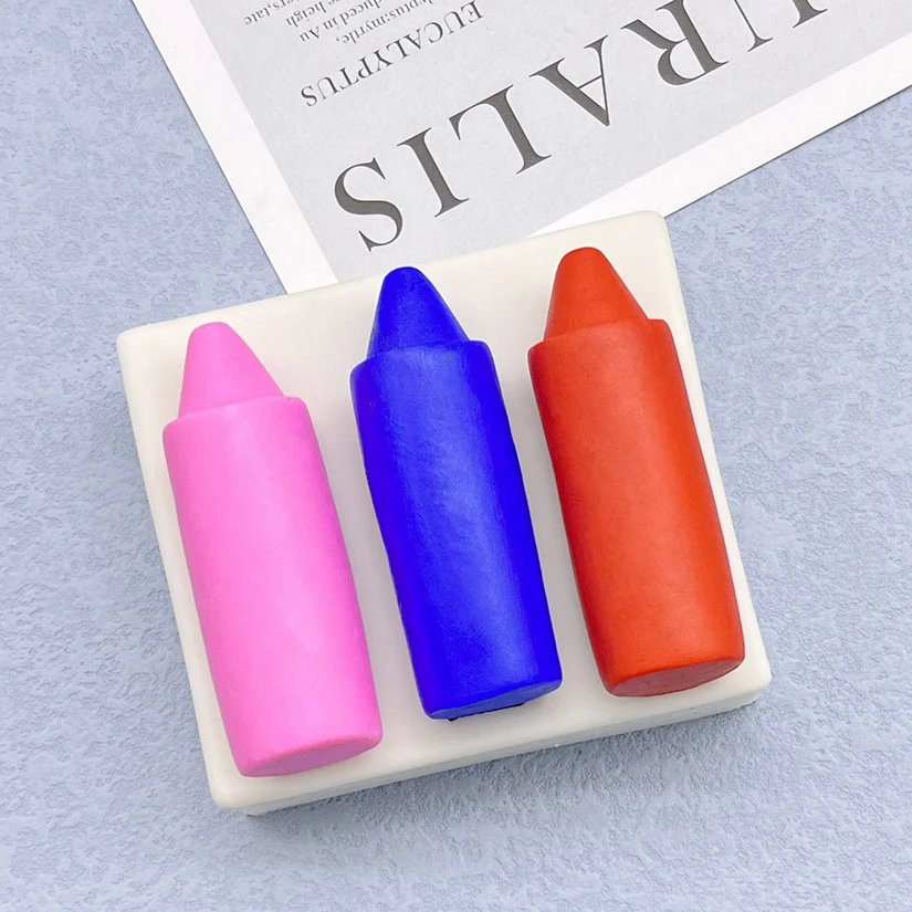 Crayon Silicone Cake Baking Mold Sugarcraft Chocolate Cupcake Resin Tools Fondant Decorating Tools