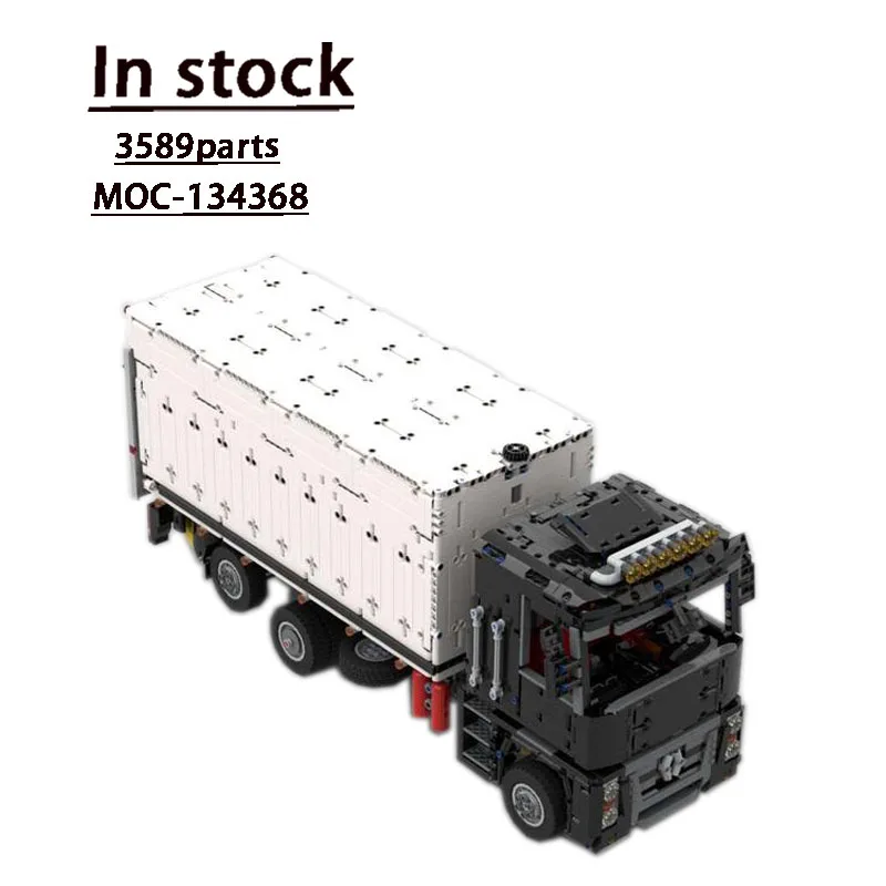 

MOC-134368 Magnum Solo с подъемным городским транспортным грузовиком в сборе, сшитый блок, модель 3589, детали, детский строительный блок на день рождения, игрушка