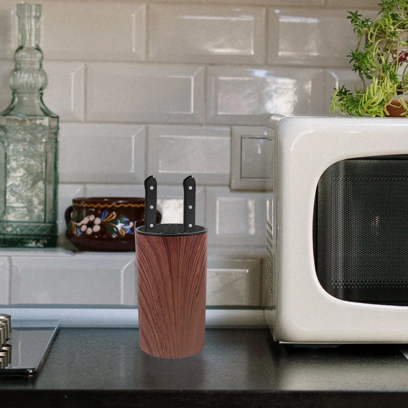 

Kitchen Cutter Holder Multifunctional Plastic Storage Rack Household Cutter Organizer Kitchen Tool Stand