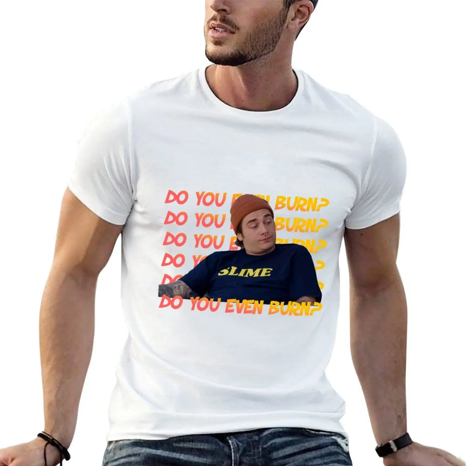 Футболка Real Bros of Simi Valley Bryce Burns, хлопковая футболка, мужские футболки из 100% г, мужская футболка