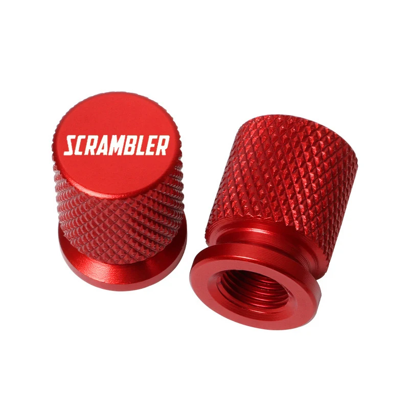 CNC TIre Valve Air Port Cover Cap Motorcycle Accessories For Ducati Scrambler 400 800 1100 2014 2015 2016 2017 2018 2019