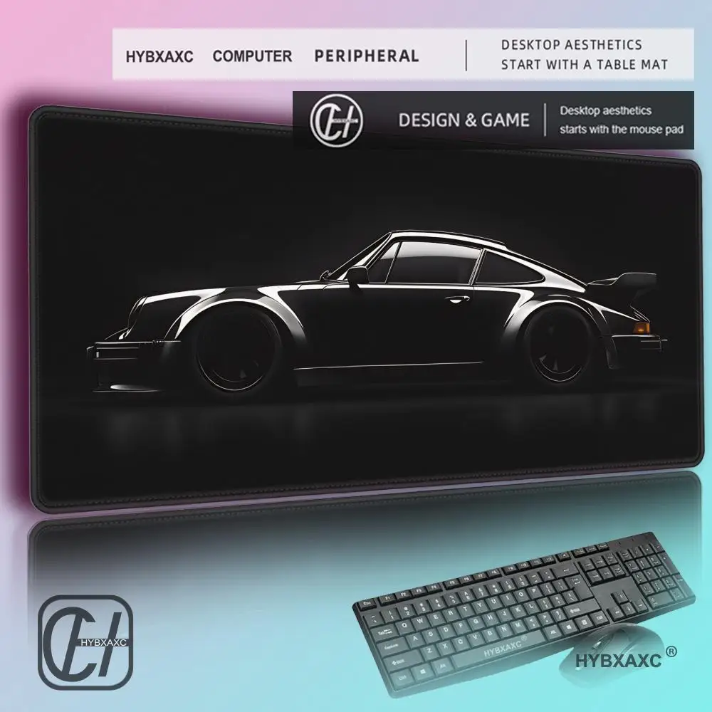 

HYBXAXC Black Car Mouse Pad for Desktop multi-function Mousepad Racing Keyboard Gaming Mousepads Computer PC Gamer Desk Mat