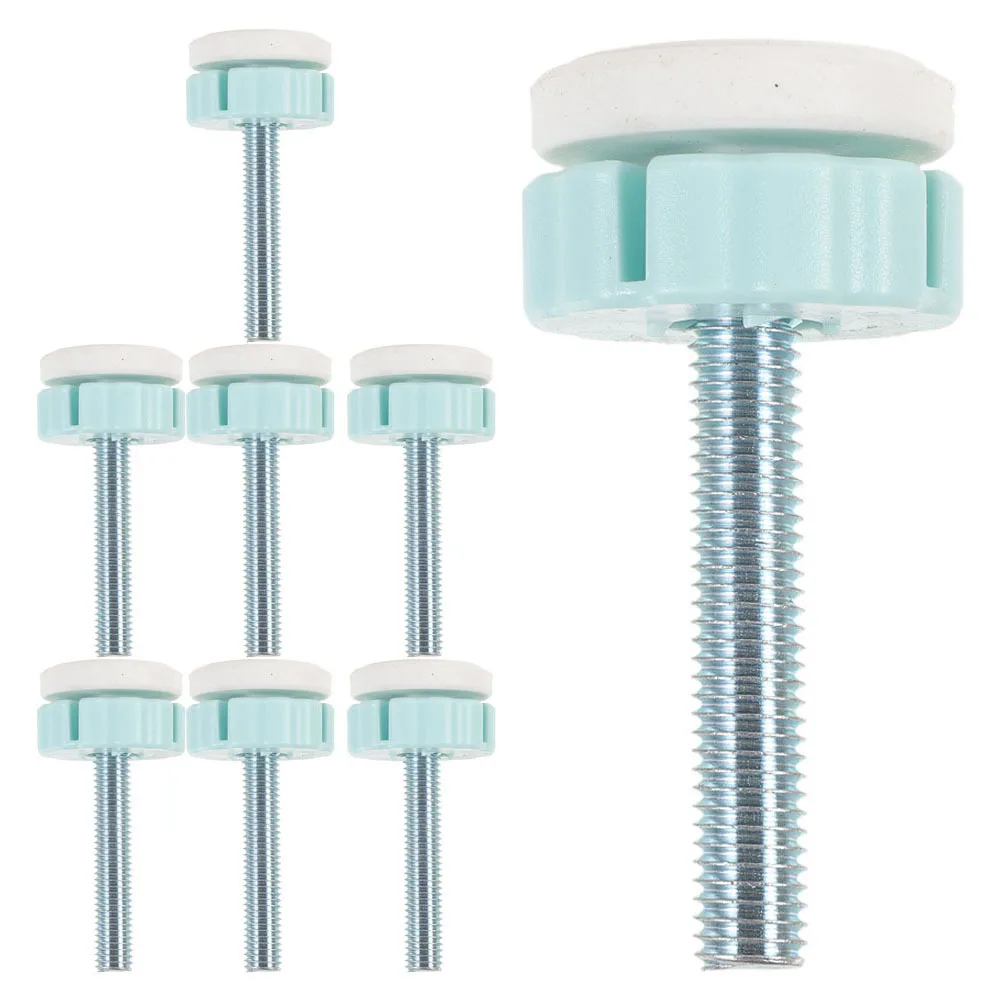 Recinzione barriera per animali domestici da 8 pezzi per cancello di sicurezza per bambini Kit hardware per aste mandrino di ricambio per uso interno in acciaio regolabile in PVC