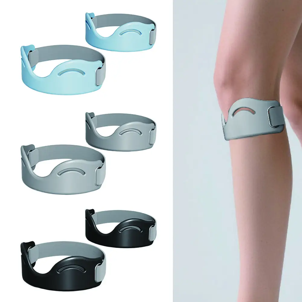 قابل للتعديل سيليكون الرضفة وتر دعم حزام ل دعامة الركبة التهاب الأوتار الرضفة الفرقة لكرة القدم تشغيل الرضفة استقرار #5