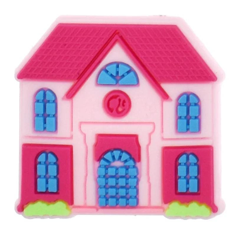 Neue Barbies Trend gekreuzte Schuhs chnalle rosa Mädchen PVC-Accessoires Mode accessoires Vielzahl von charmanten Zeichentrick figuren