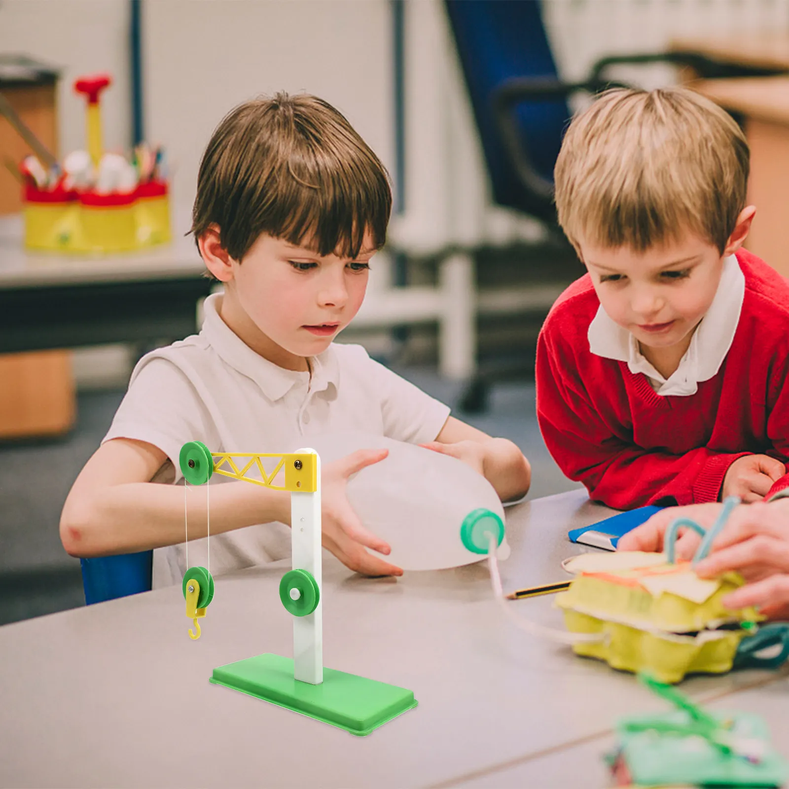 

Набор из 3 шкивов для демонстрации и обучения, учебное оборудование для начальной школы, для экспериментов, обучающий инструмент для детей