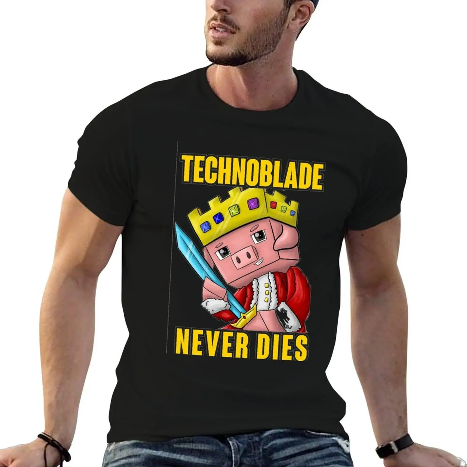 

Technoblade Never Dies 2022 T-Shirt t shirt men 100% cotton luxury brand t shirt man luxury t shirt personalised T-Shirt