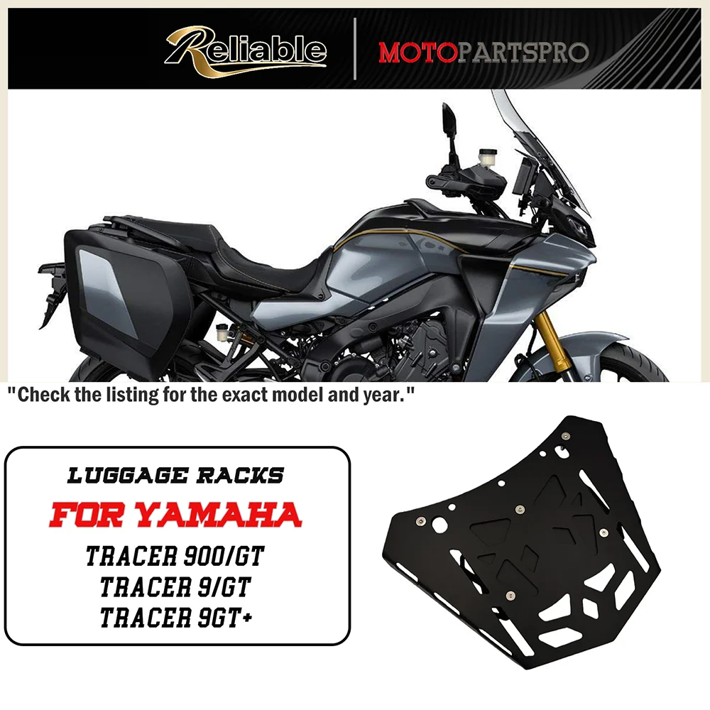 

9GT For YAMAHA Tracer 9GT+ Motorcycle Storage Box Shelf Bracket Tail Cargo Support Tracer 900/GT 9/GT+ Rear Luggage Carrier Rack