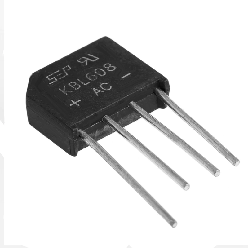 5Pcs KBL608 DIP KBL608 6A 800V Diode Bridge Rectifi