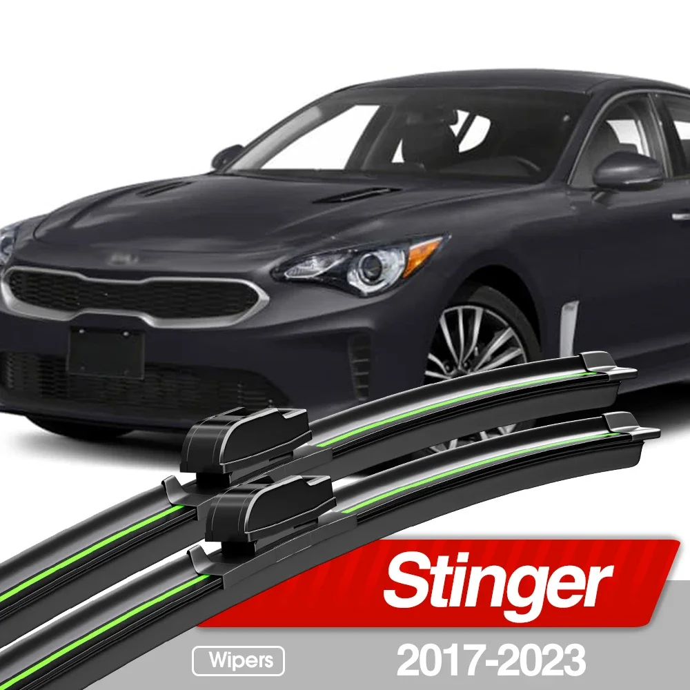 

For Kia Stinger 2017-2023 Front Windshield Wiper Blades 2pcs Windscreen Window Accessories 2018 2019 2020 2021 2022