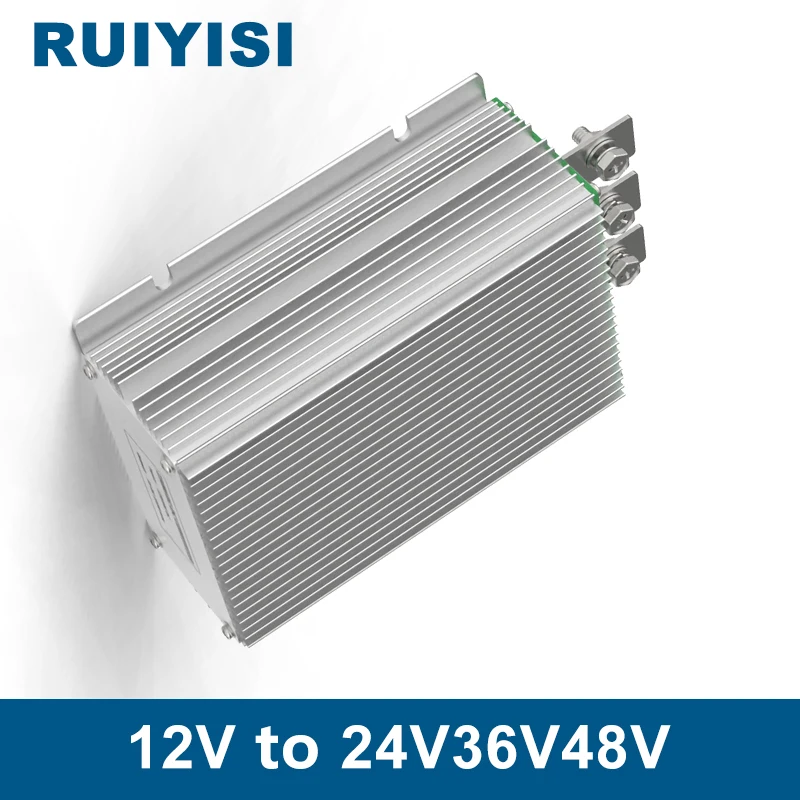 

RUIYISI 12V to 24V 30A 40ADC-DC boost converter 24V to 28V36V48V automotive voltage regulator boost power module