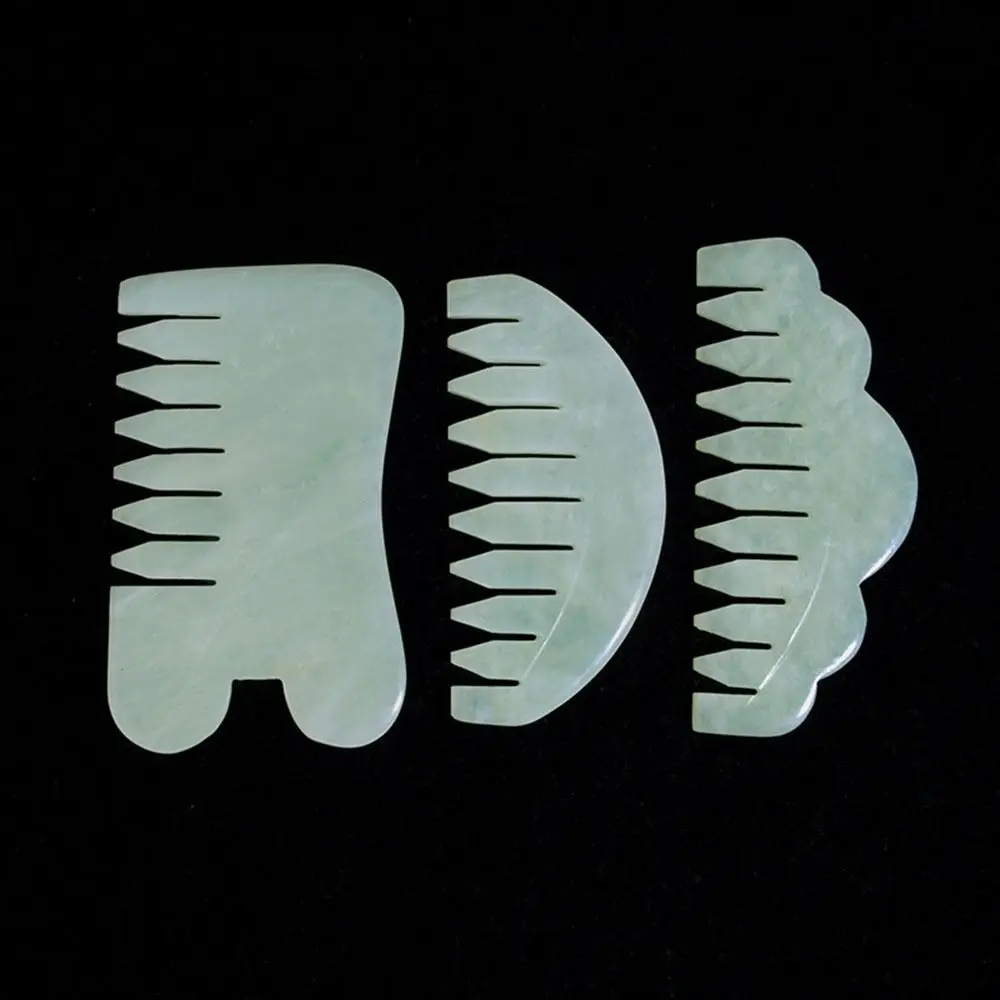 

Hsiuyen нефритовая массажная расческа из натурального классического нефрита, щетка для волос, резьба в стиле ретро, доска Гуа Ша, камень, лечение меридиана кожи головы