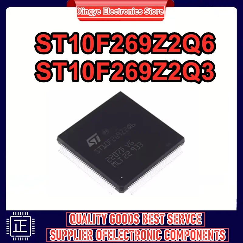 

ST10F269Z2Q3 ST10F269Z2Q6 ST10F269 QFP-144 Встроенный контроллер микроконтроллера новый и оригинальный