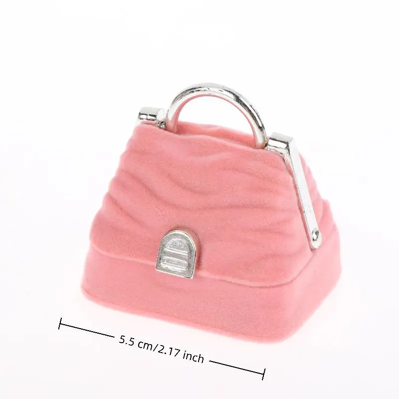 1 Stück Kleine Schmuckbox aus Samt, Hochzeitsring-Box, Halsketten-Präsentationsbox, Niedliche Bären-Geschenkbox, Behälter für Schmuckverpackungen – Detail 10