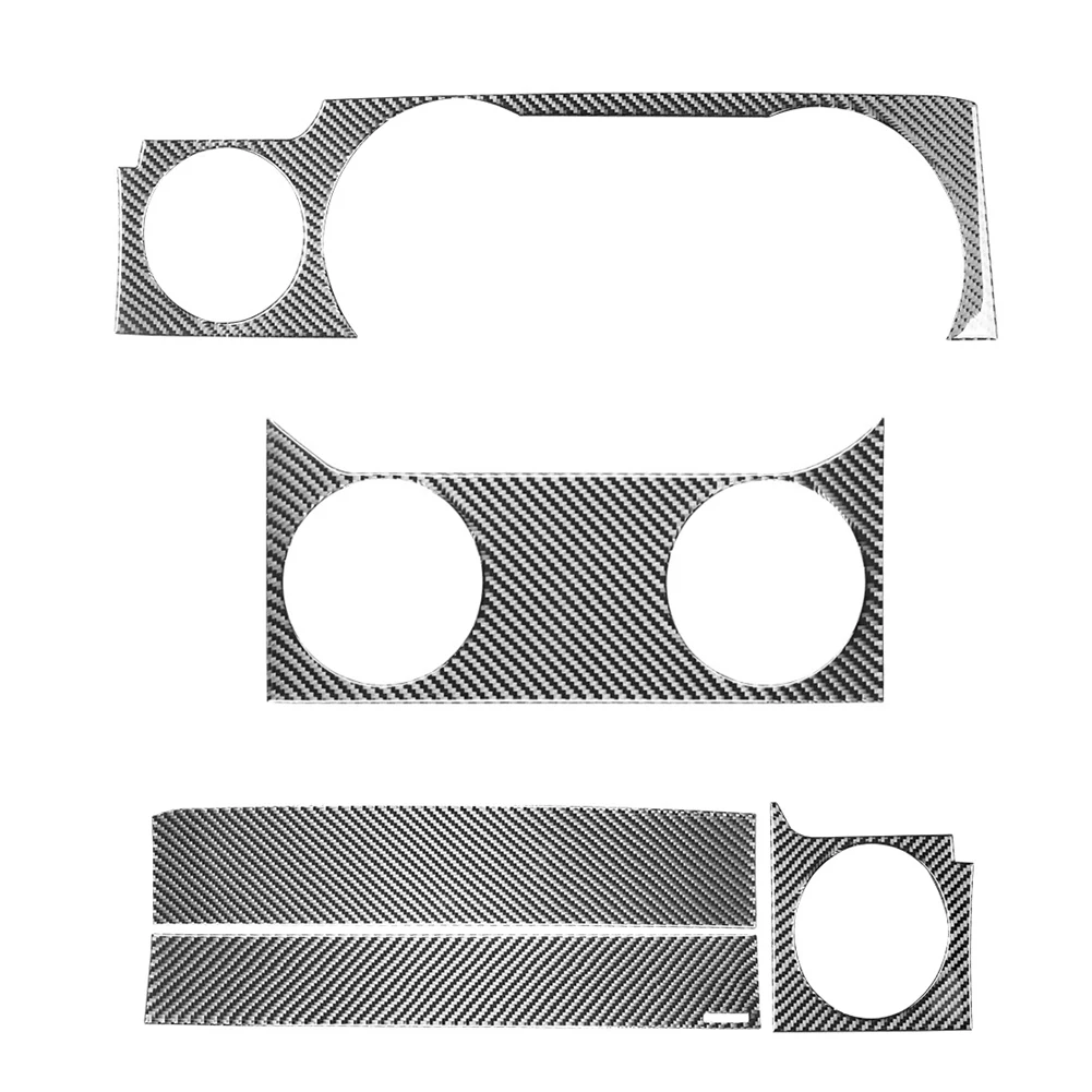 

Углеродное волокно, крышка приборной панели автомобиля, наклейка, накладка для Ford Mustang 2005 2006 2007 2008 2009