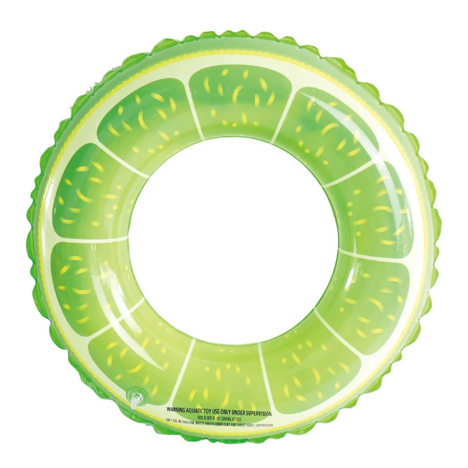 

Good Quality Hot Selling Fruit Design Swimming Inflatable Float Toy Swimming Rings