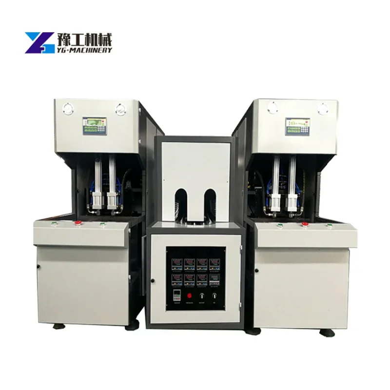 50ml 100ml 200ml 500ml 1000ml 2000ml Semi Automatic Pet Bottle Making Stretch Blowing Blow Molding Moulding Machine