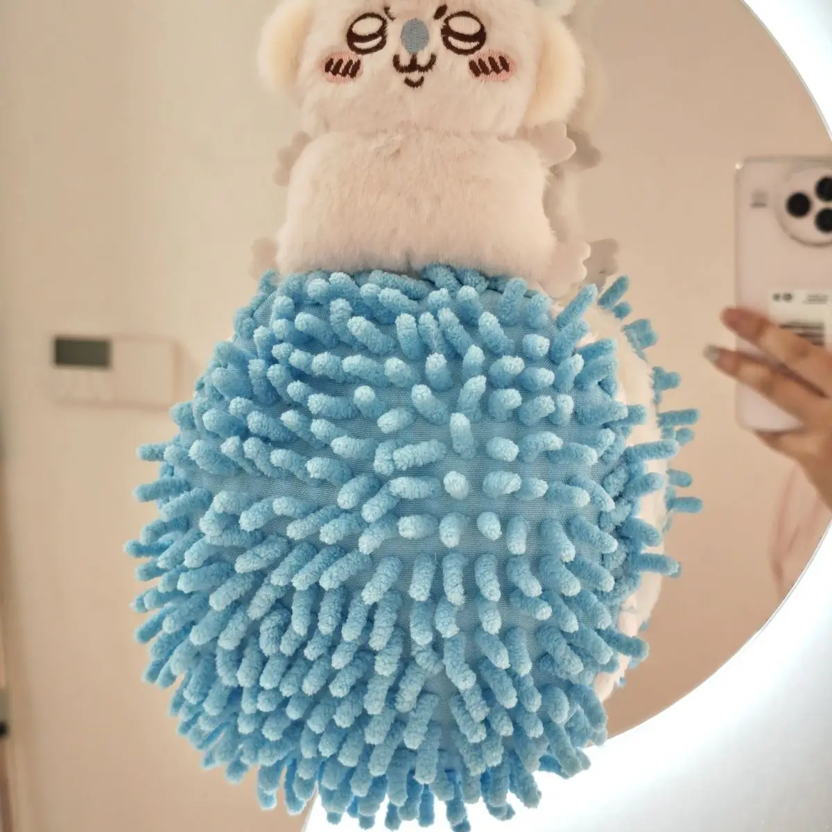 MINISO Chiikawa Momonga منديل لطيف الكرتون فتاة ماصة منديل الحمام المطبخ القماش رشاقته Kawaii الفتاة هدية