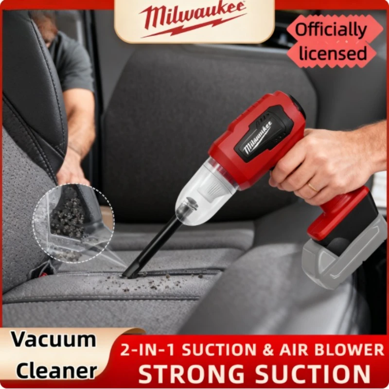 Milwaukee Cordless Handheld Vacuum Cleaner 2-In-1 Multi-function Dust Collect Machine and Air Blower For Milwaukee 18V Battery