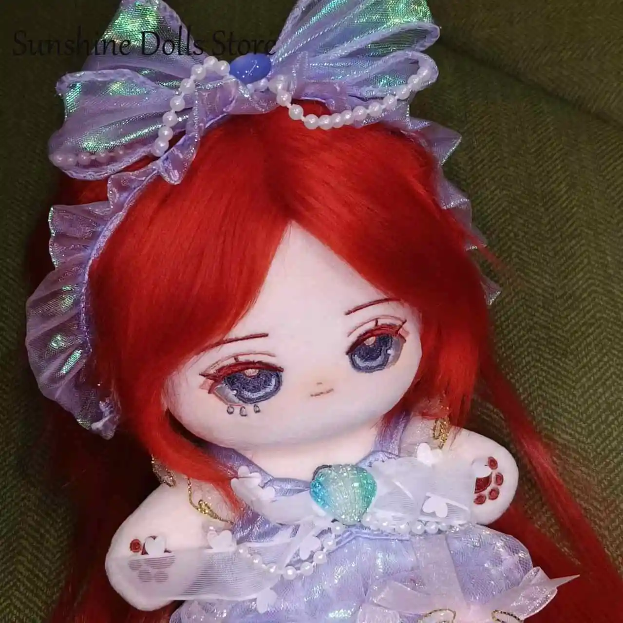 Grace Naiad jeu identité VCosplay peluche coton poupée corps Anime Kawaii dessin animé fille peluche modèle jouet figurines cadeau de noël 20 cm