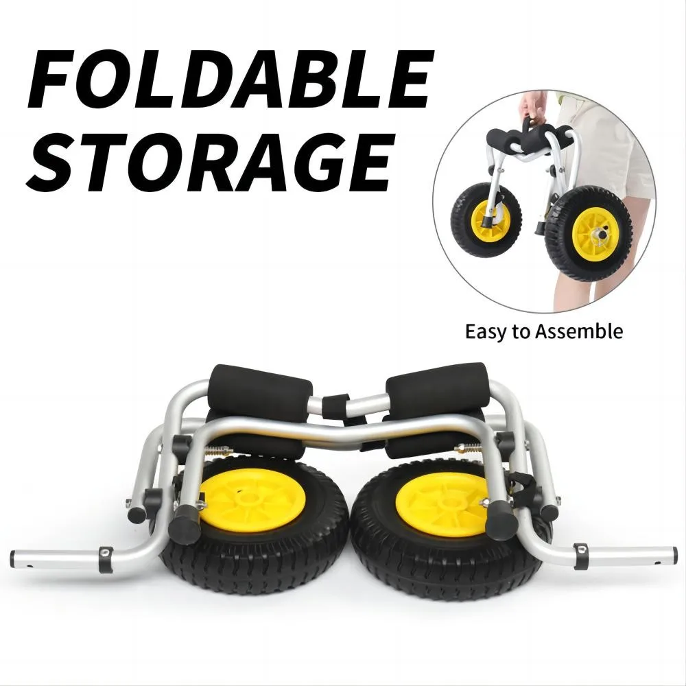 Kajak Kanu Jon Bootsträger Dolly Trailer Tote Trolley Transportrad