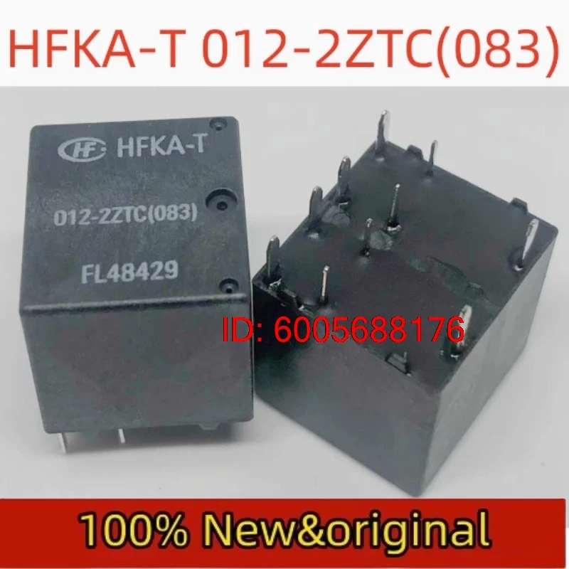 5pcs New Relays Hfka-012-2zspt (555) HFKA-T 012-2ZTC(083) HFKA 012-2ZST HFKA-T 012-2ZT  relay