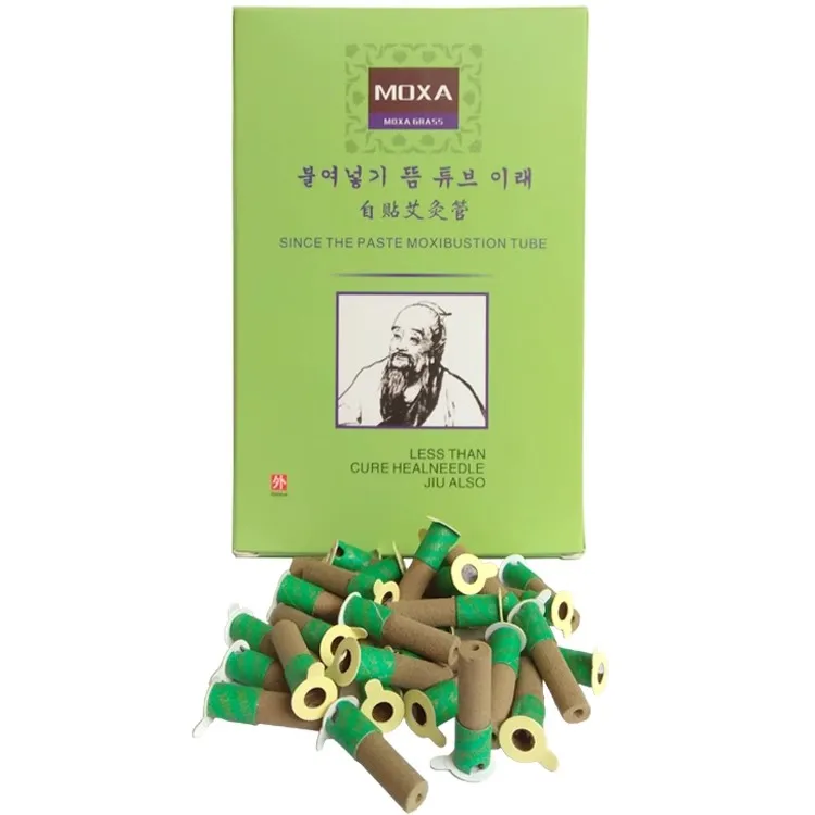 

180pcs/pack moxibustion tube paste Smokeless/ Smoke self-stick Moxa tube Self-adhesive acupuncture points sticker