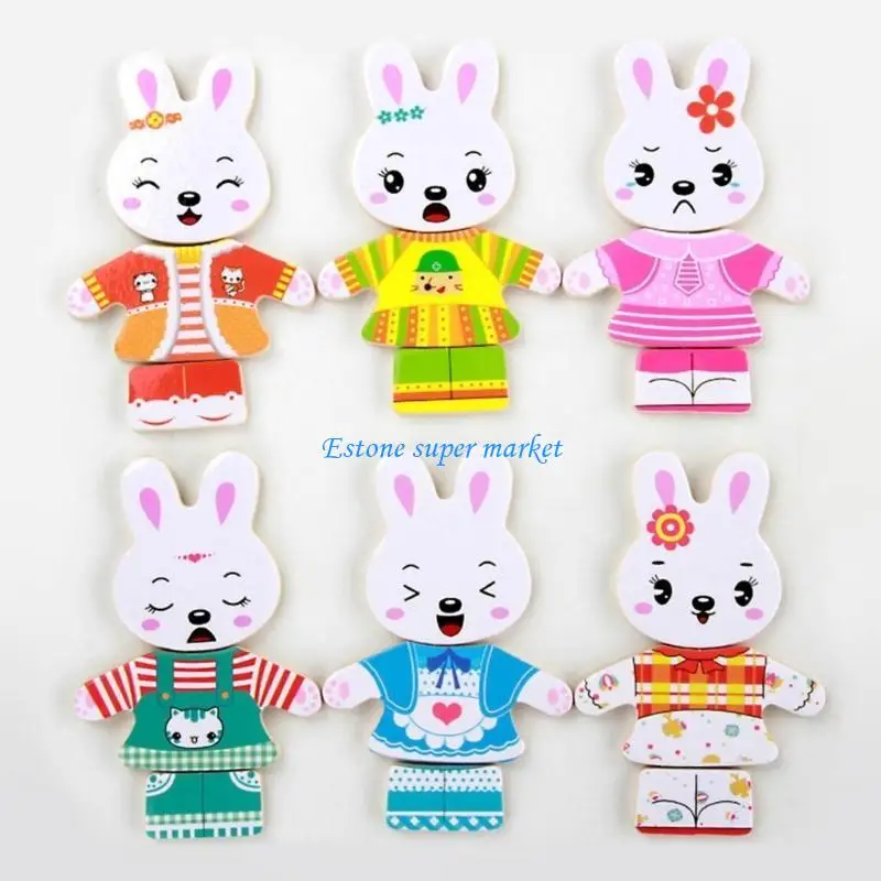090B Dress Changing Matching Board Toy Parent-Child Interaction Puzzlebox Toy