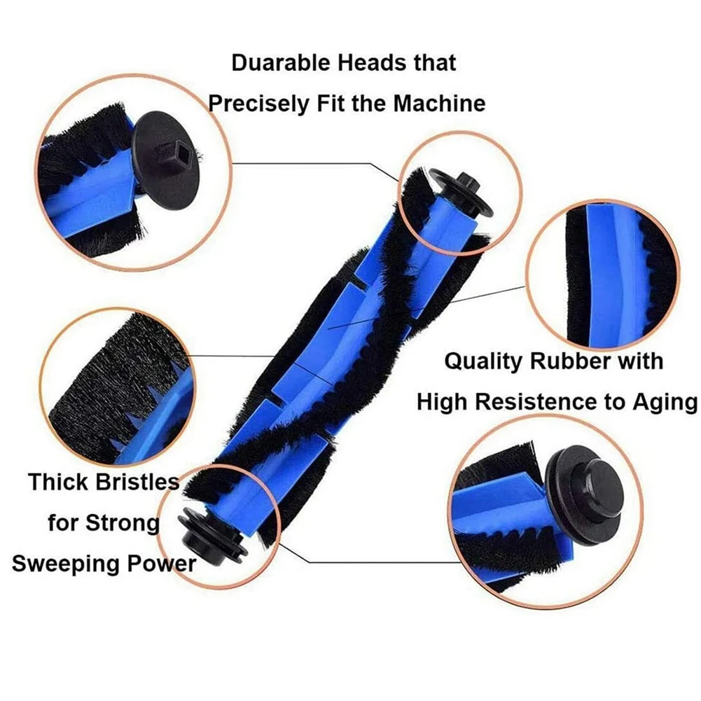 روبوت شفط الغبار لـ Robovac 11S ، Bagotte Bg600 ، Imatine C800 ، Deenkee Dk600 ، فلتر ، فرشاة جانبية رئيسية