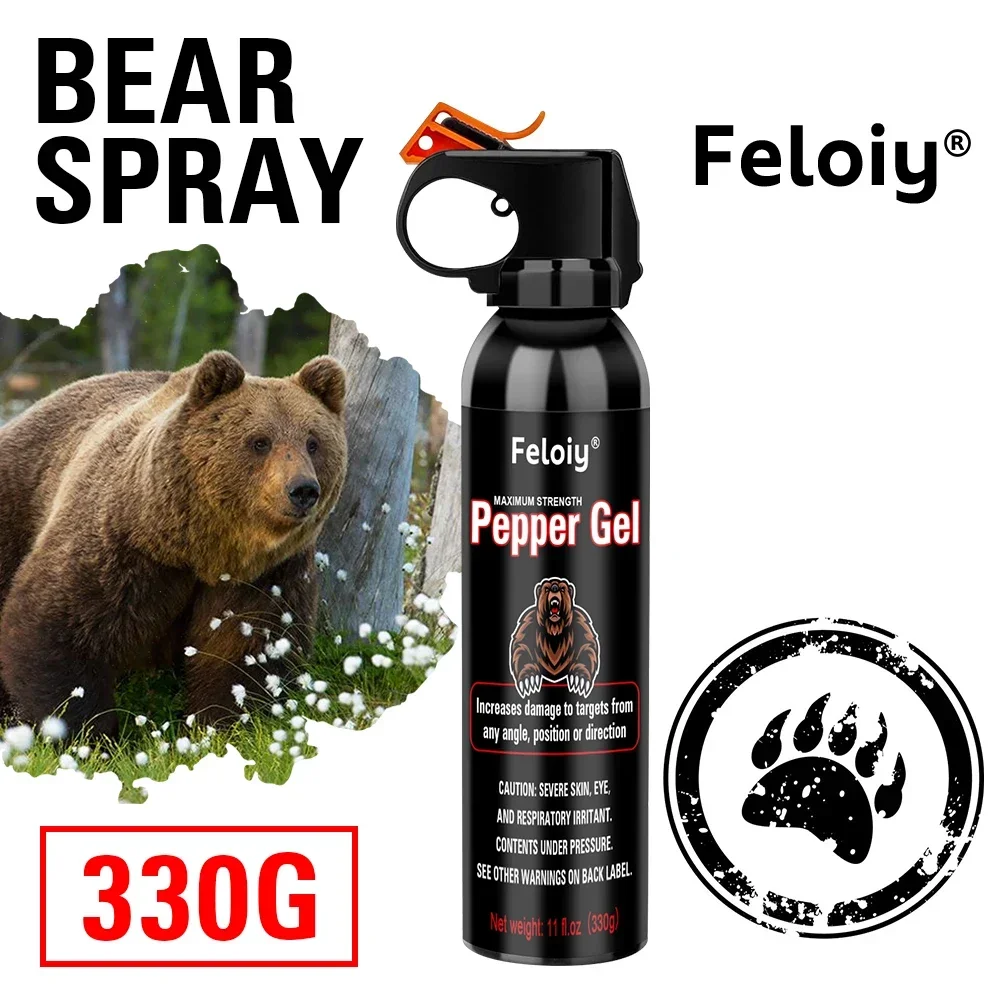 470ml bear spray self-defense super strength deterrent camping hiking