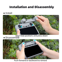 A92Z For DJI RC/RC 2 Joystick Connecting Rod Protection Cover Thumb Stick Holder For DJI Mini 3/4 Pro Drone Parts Accessories