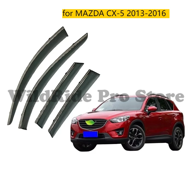 

Wind Deflector for MAZDA CX-5 2013-2016 Car Rain Visor Injection Sun Visor Rain Guard Weather Shield