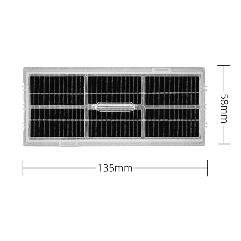 แผ่นกรอง HEPA สำหรับหุ่นยนต์ดูดฝุ่นอะไหล่เปลี่ยนสำหรับหุ่นยนต์ Xiaomi Roborock T7S/T8plus/G10/G10S/S8 Pro พิเศษ/S8 +/S8