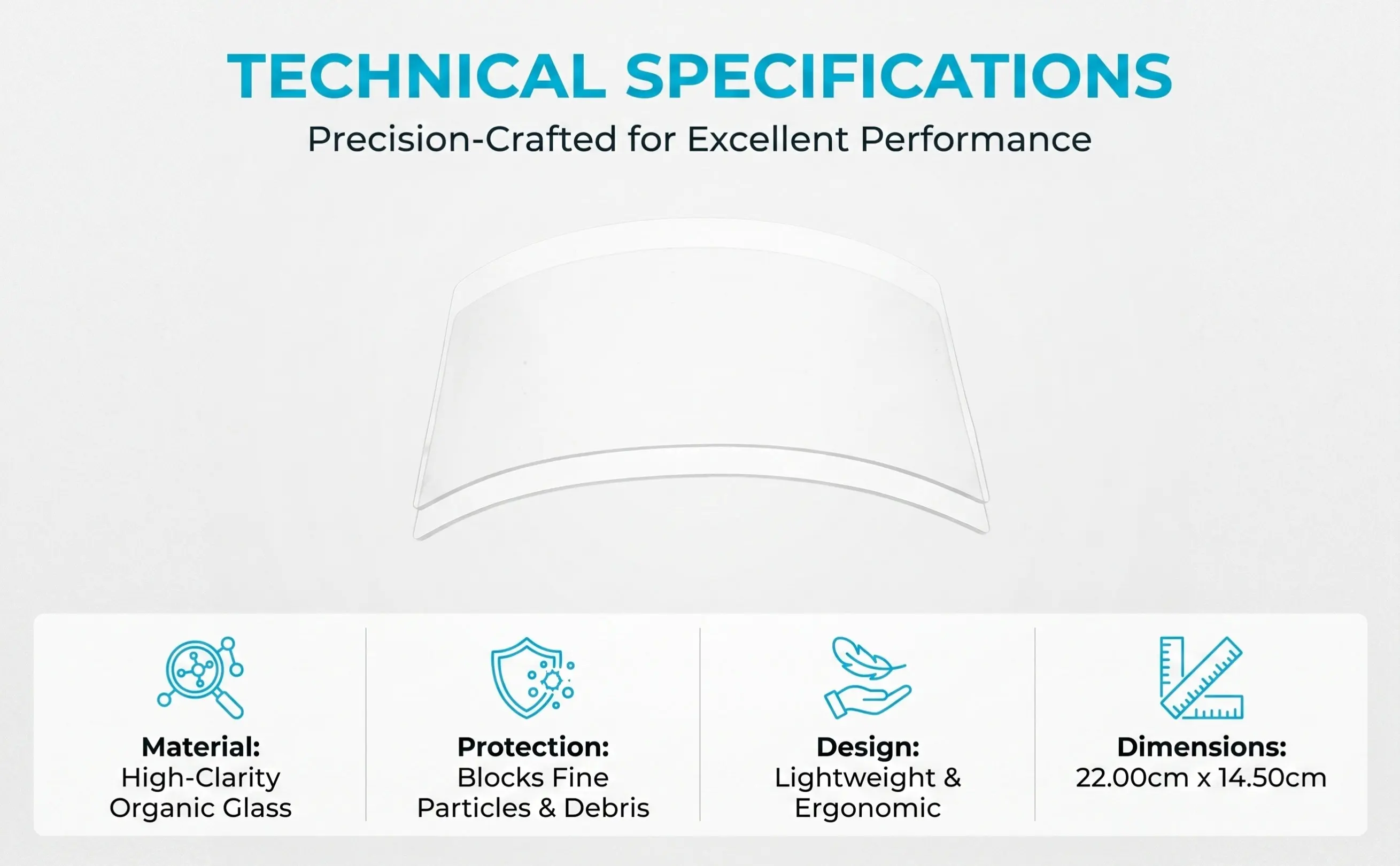 3Pcs Sandblasting Hood Lens Glass Protective Lens for Sandblasting Grinding Cutting Outdoor Work Dust Proof Face