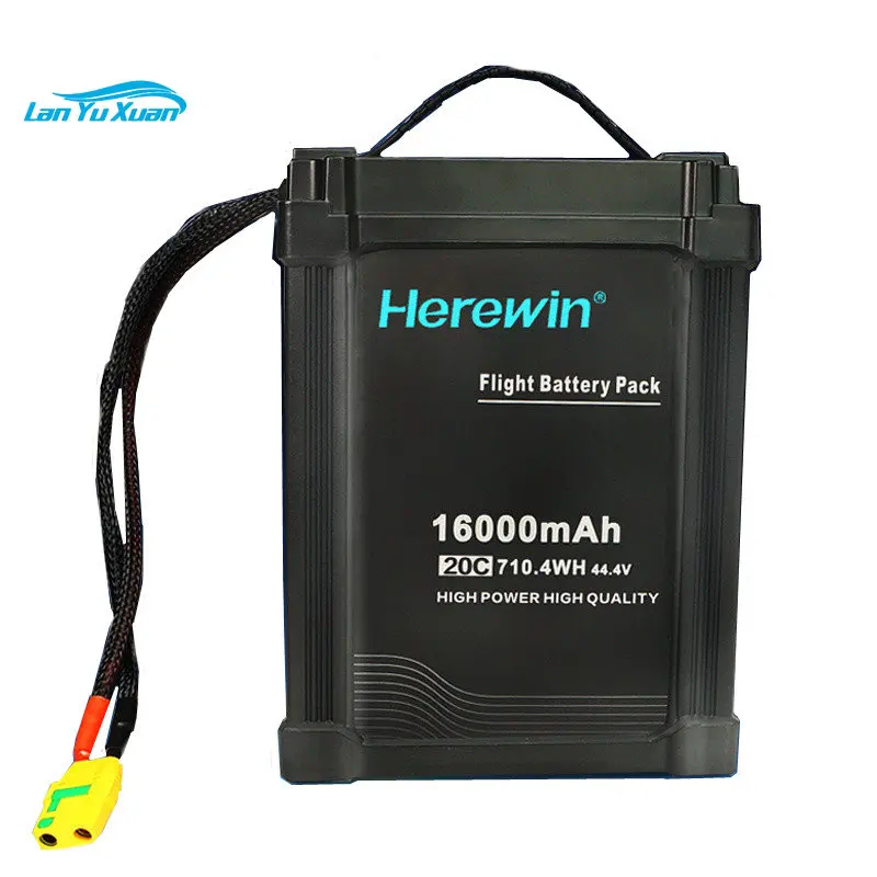 

Herewin lifepo4 pack rechargeable batteries 22Ah 51.8V 20C 14series Tattu intelligent Li-ion cell battery