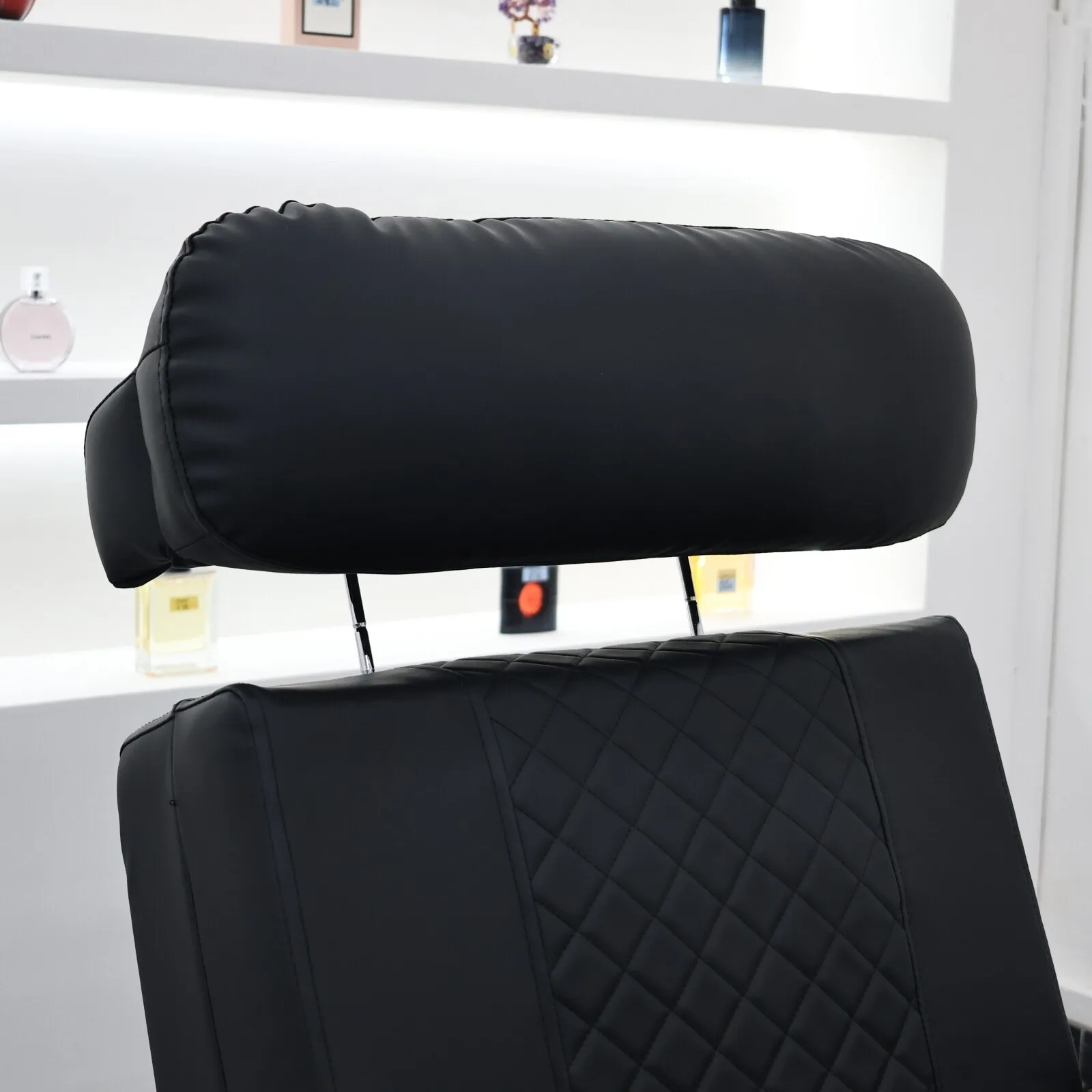 Elektrischer Relaxsessel, Massagesofa, verstellbare Heimkino-Sitze, ergonomisches Lazy-Sofa, bequemer Loungesessel mit Fußstütze, schwarz – Detail 7