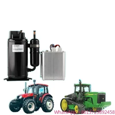 

DC 48v solar power car air conditioner compressor 12v/24v cab air condition of truck electric-vehicle