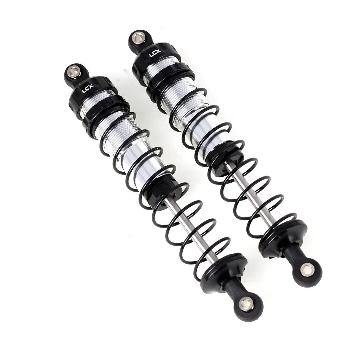 LCX Racing 1/10 RC camión suspensión de coche 110mm 4,33 ''Juego de choque 2 uds piezas mejoradas accesorios para Arrma Fury 223 2WD