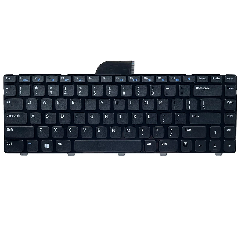 GZEELE New FOR Dell 0NG6N9 NG6N9 9Z.N8VSW.01D NSK-L90SW 1D TFM06 MP-12F73US-442 US Laptop Notebook QWERTY English keyboard black