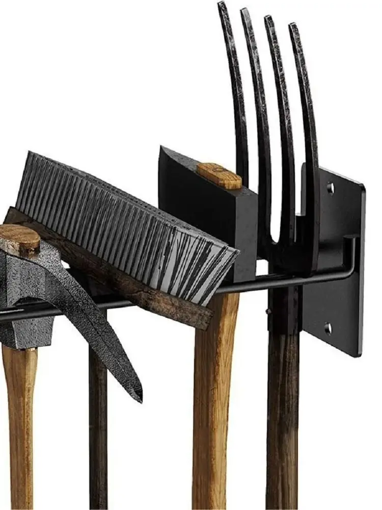 Gereedschapsopbergsysteem haken wandhouder garage opbergruimte multifunctionele tuin gereedschapsorganizer voor magazijn garage wandhaak - afbeelding 2