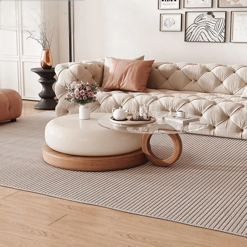 Luxury Japanese Coffee Table Extendable Exterior Luxury Hotel Coffee Table Poker Storage Meubles Maison Living Room Furniture