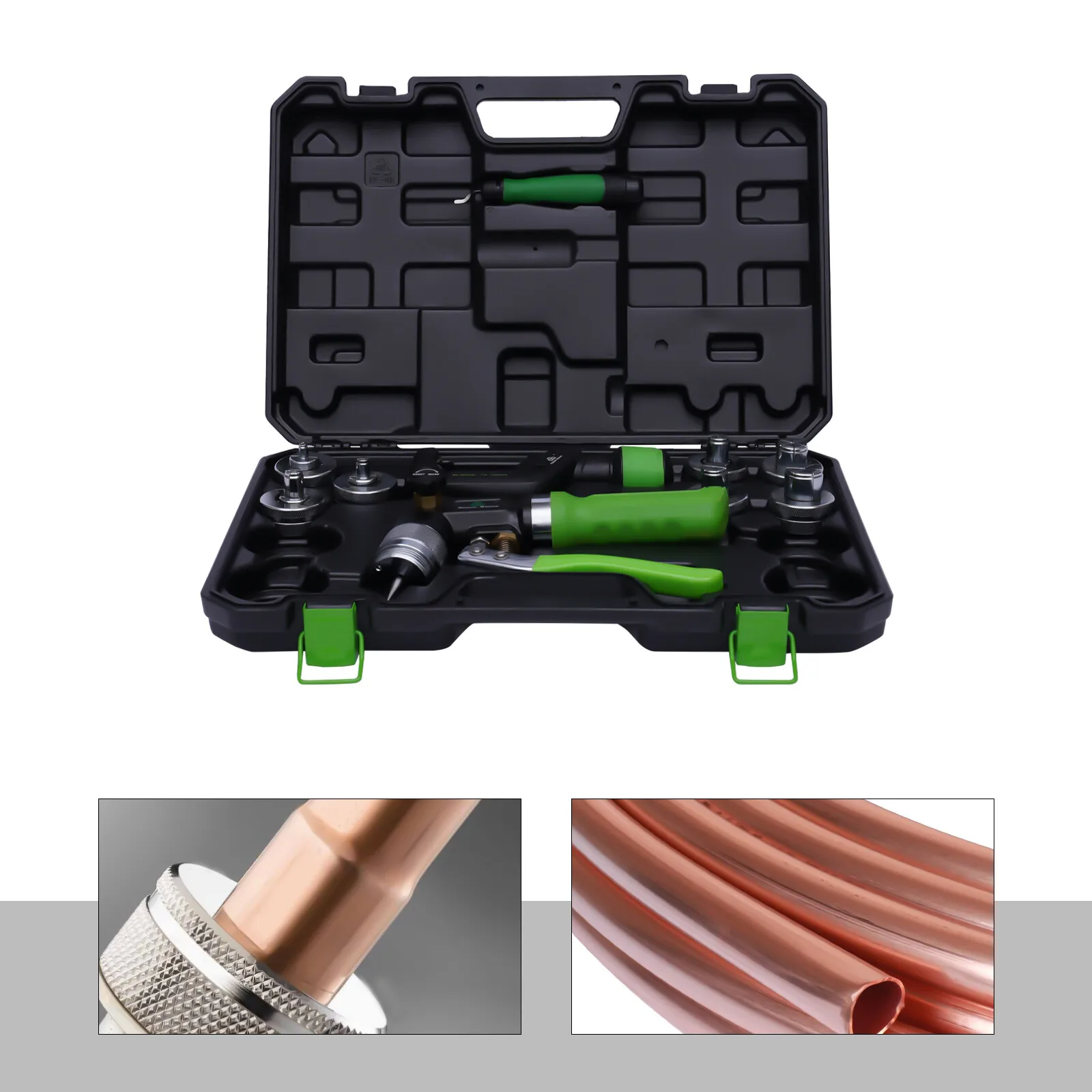 5-32mm Green Hydraulic Expander HVAC Hydraulic Swaging Tool Kit Tubing Expanding Copper Tube for Expanding Refrigerant